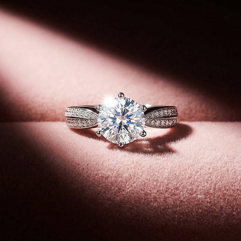Round Solitaire Engagement Ring | Luxe2008 - new designs | Singapore Jewellery, Wedding Rings & Gifts | Same Day Delivery | Tiara.com.sg