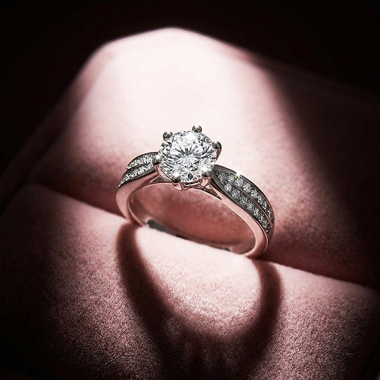 Round Solitaire Engagement Ring | Luxe2008 - new designs | Singapore Jewellery, Wedding Rings &amp; Gifts | Same Day Delivery | Tiara.com.sg