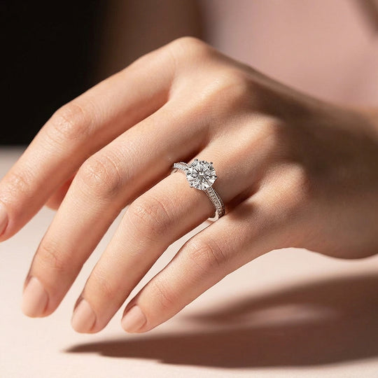 Round Solitaire Engagement Ring | Luxe2008 - new designs | Singapore Jewellery, Wedding Rings &amp; Gifts | Same Day Delivery | Tiara.com.sg