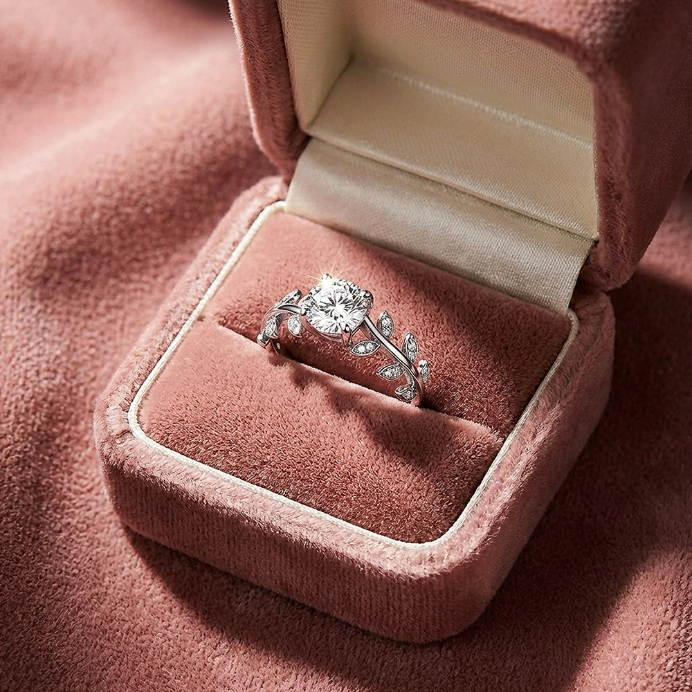 Round Brilliant Botanical Engagement Ring | Luxe2013 - new designs | Singapore Jewellery, Wedding Rings & Gifts | Same Day Delivery | Tiara.com.sg