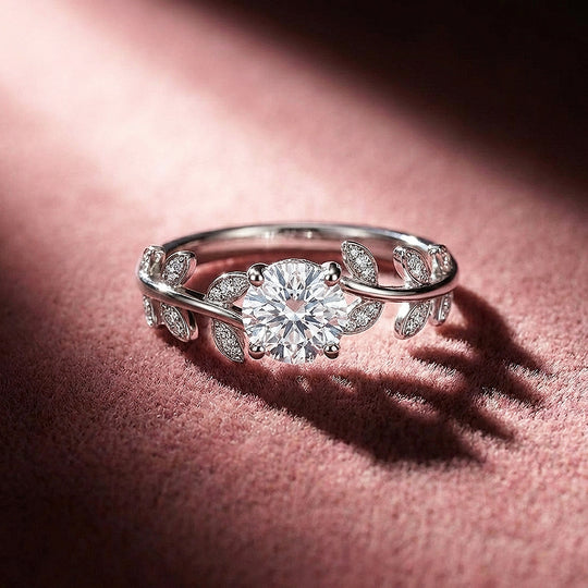 Round Brilliant Botanical Engagement Ring | Luxe2013 - new designs | Singapore Jewellery, Wedding Rings &amp; Gifts | Same Day Delivery | Tiara.com.sg