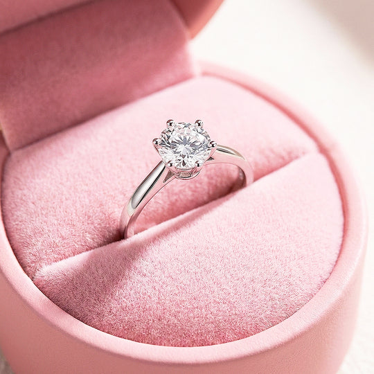 Round Solitaire Engagement Ring | White Gold | Luxe2017 - Ring | Singapore Jewellery, Wedding Rings &amp; Gifts | Same Day Delivery | Tiara.com.sg