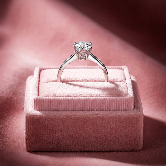 Round Brilliant Floral Solitaire Engagement Ring | Luxe2029 - Ring | Singapore Jewellery, Wedding Rings &amp; Gifts | Same Day Delivery | Tiara.com.sg