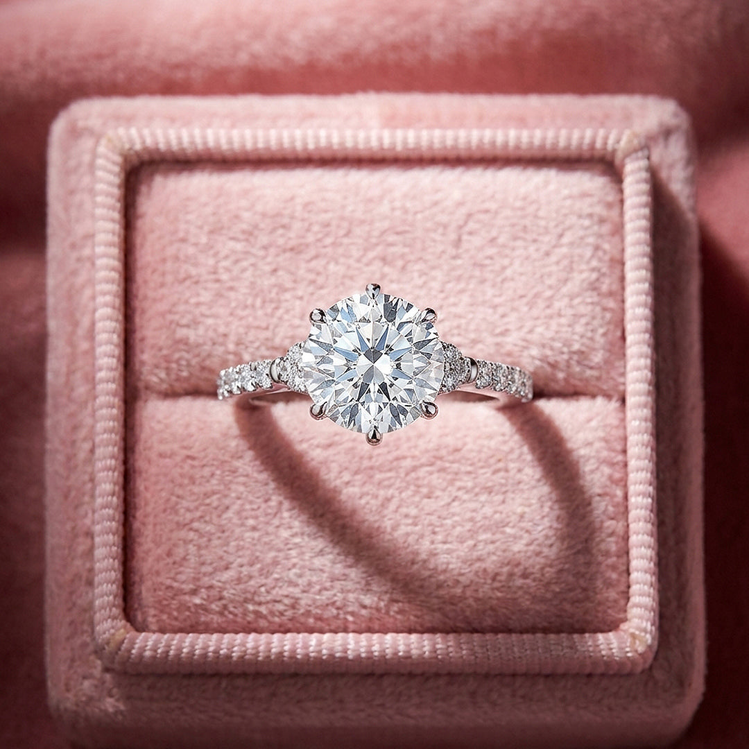 Round Solitaire Engagement Ring | Luxe2032 - Ring | Singapore Jewellery, Wedding Rings & Gifts | Same Day Delivery | Tiara.com.sg
