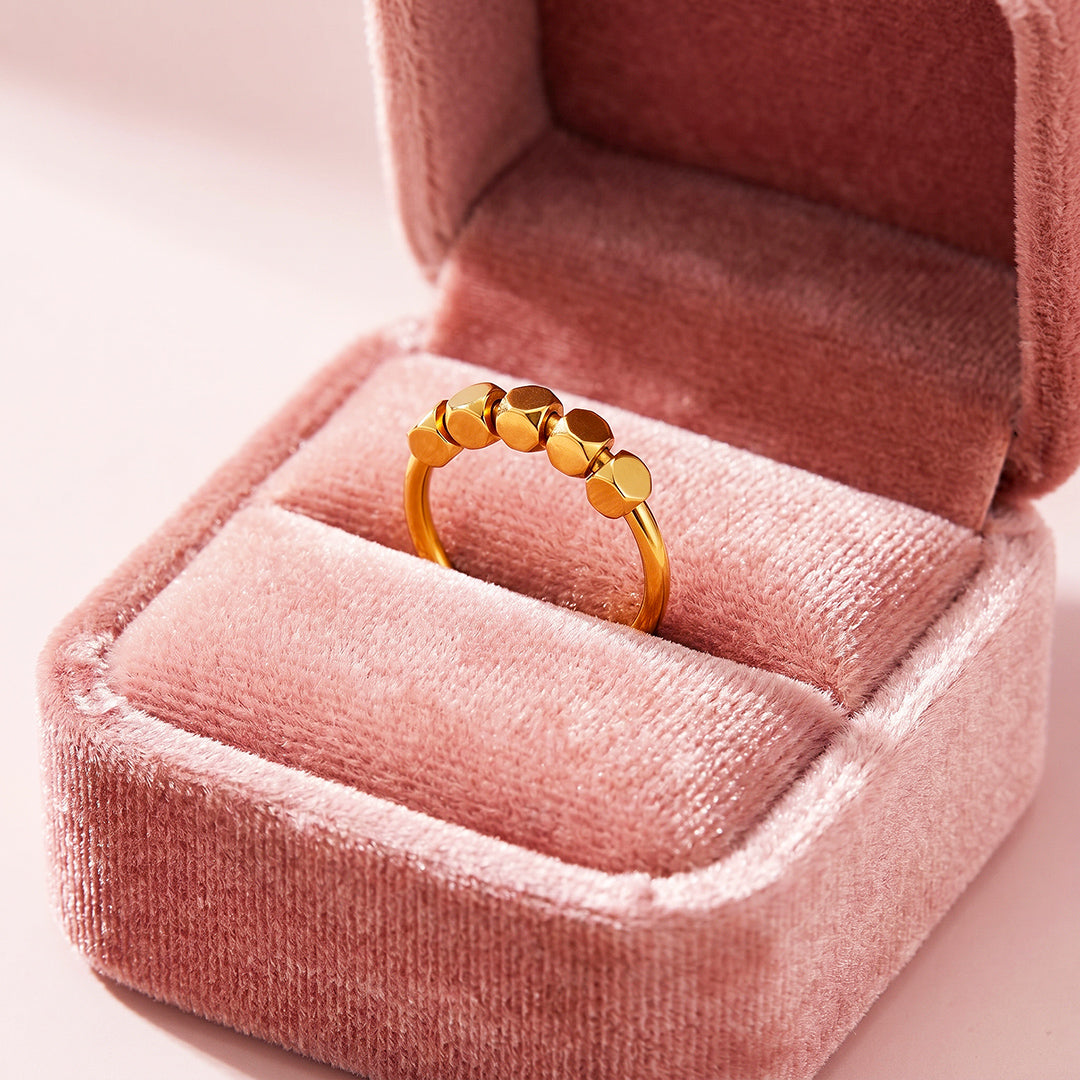 Geometric Disc Band Ring | Luxe2089