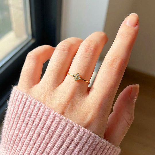 Clover Cluster Ring | Gold | Luxe2098