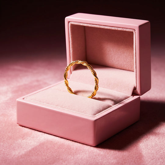 Twisted Rope Band Ring | Luxe2099