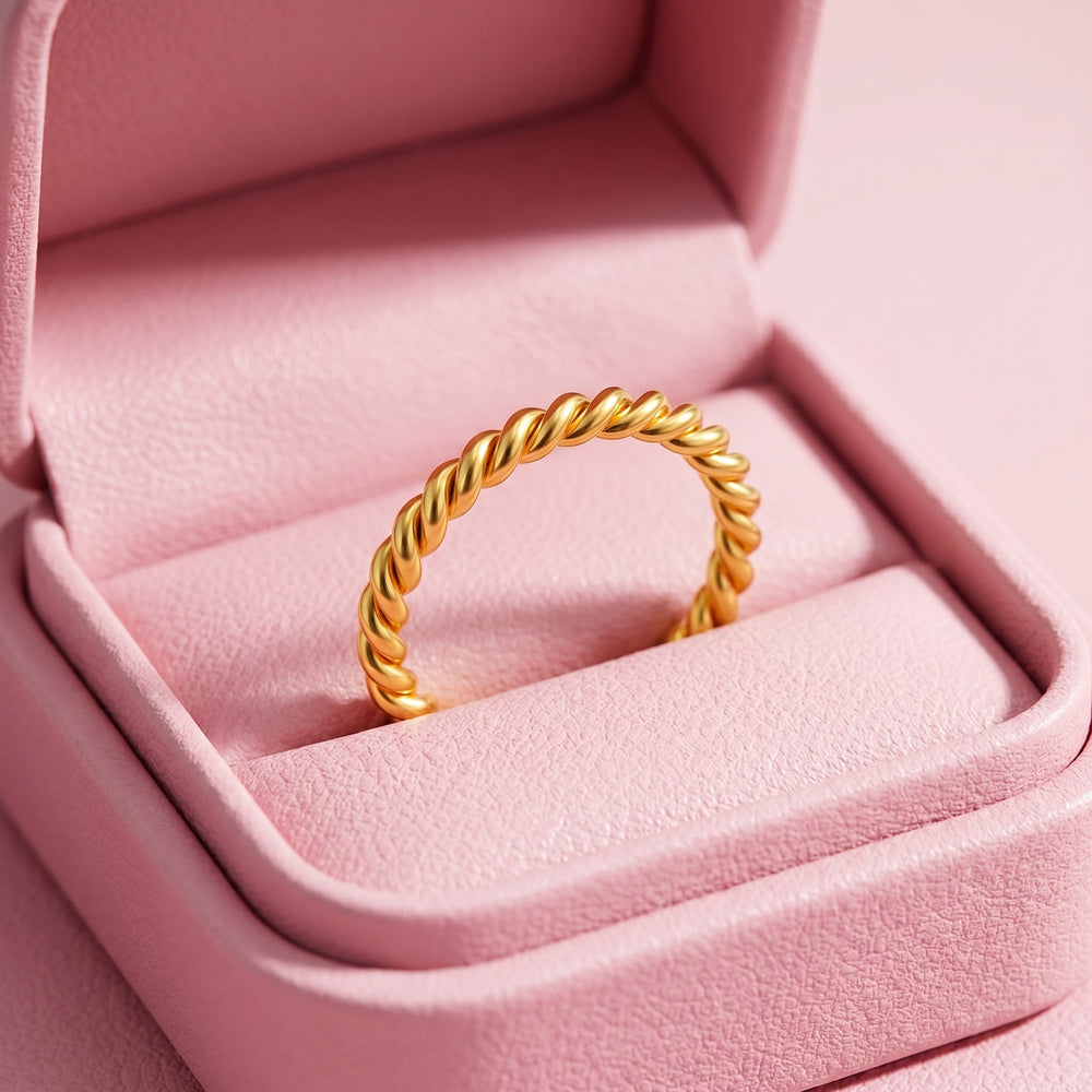 Twisted Eternal Rope Ring | Luxe2100