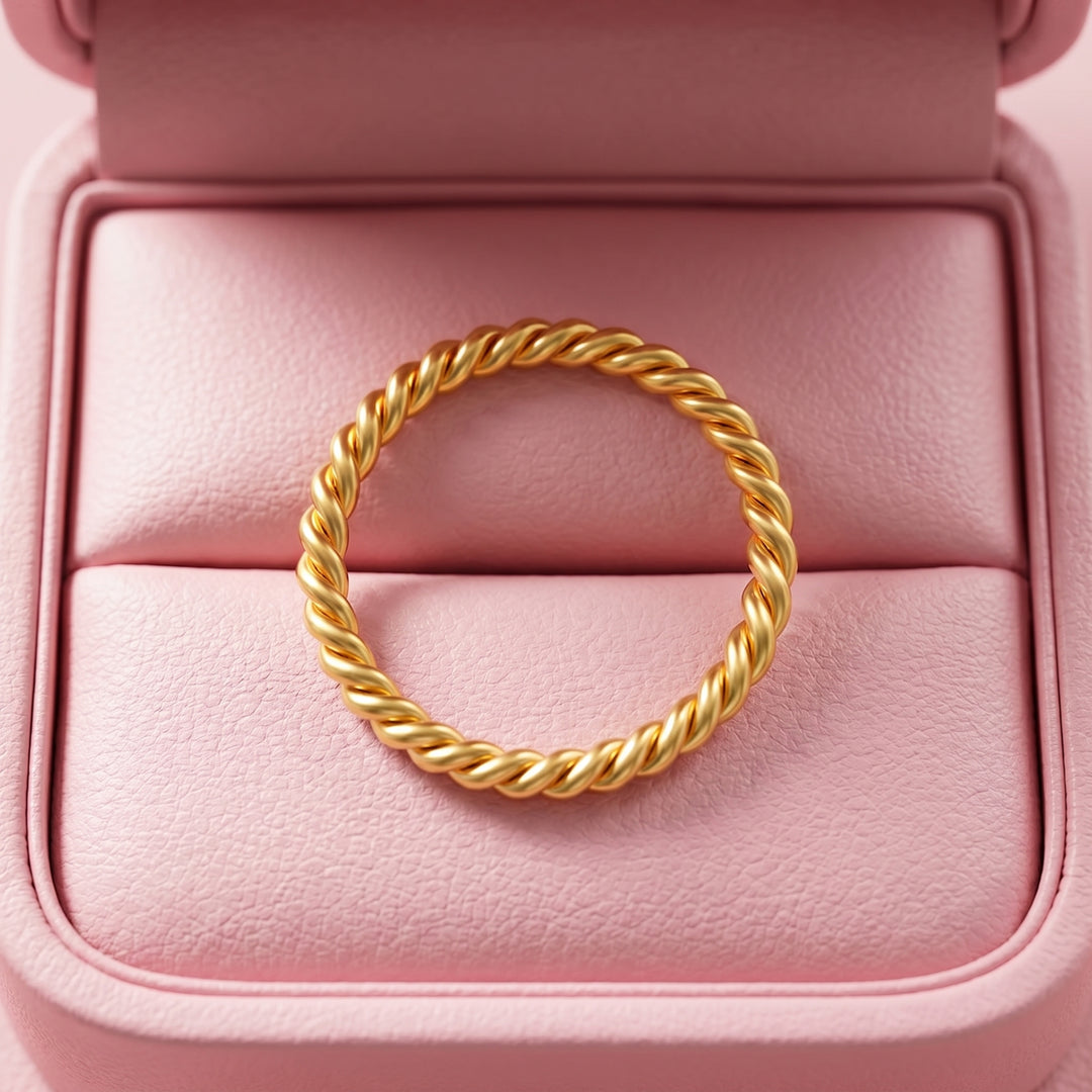 Twisted Eternal Rope Ring | Luxe2100
