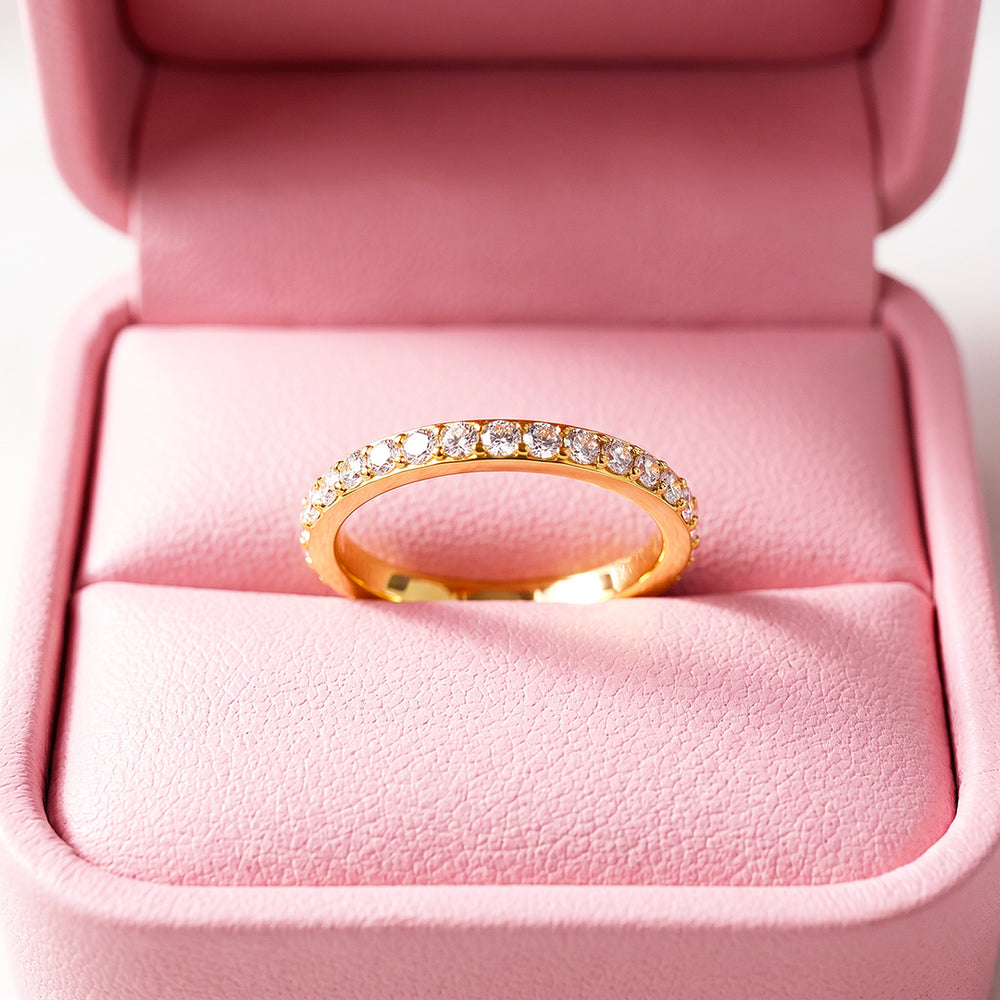 Eternity Diamond Simulant Ring | Luxe2101