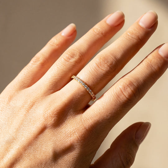 Eternity Diamond Simulant Ring | Luxe2101