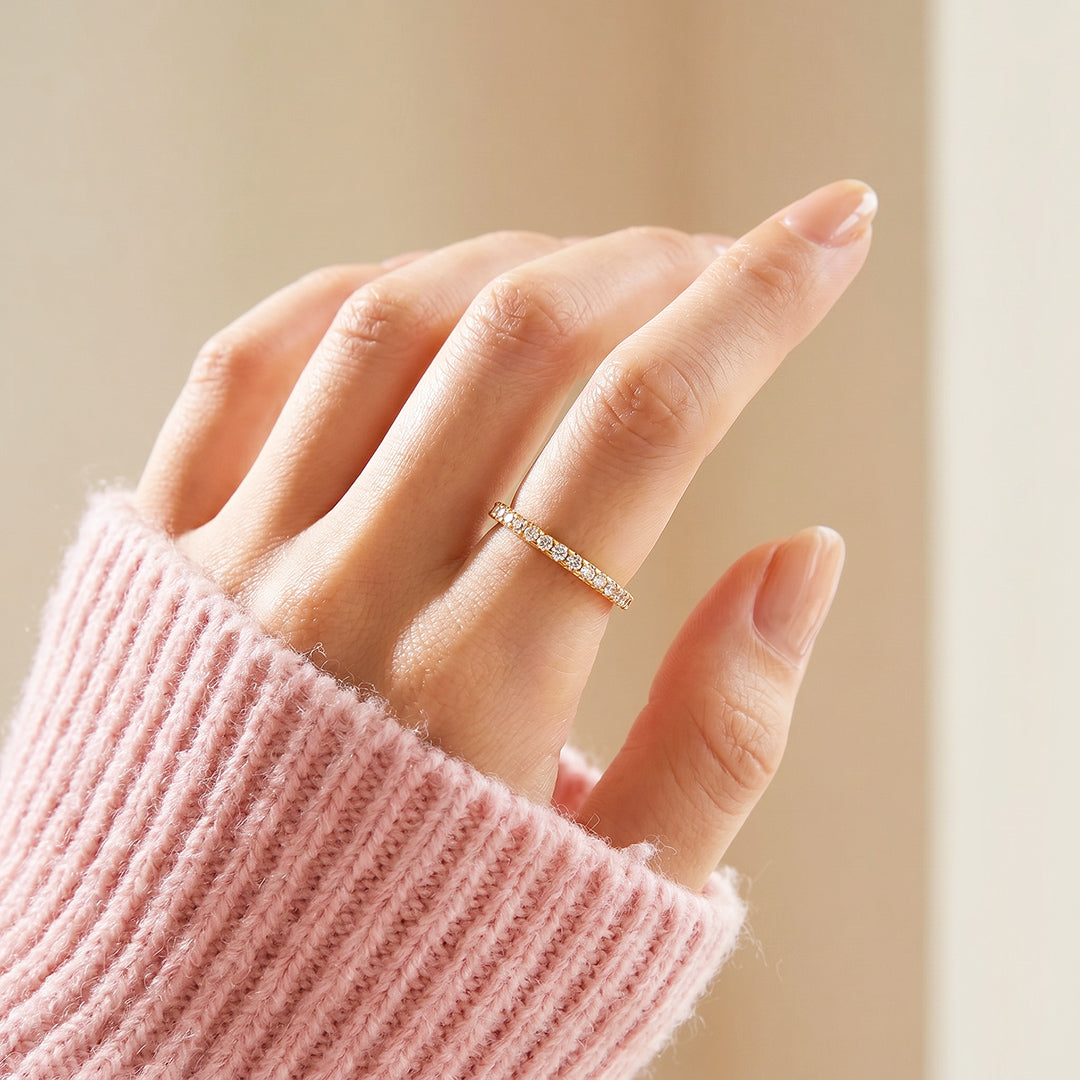 Eternity Diamond Simulant Ring | Luxe2101