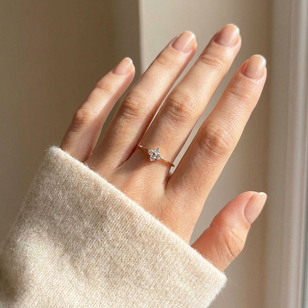 Aurelia Clover Cluster | Women's Ring | Luxe2102