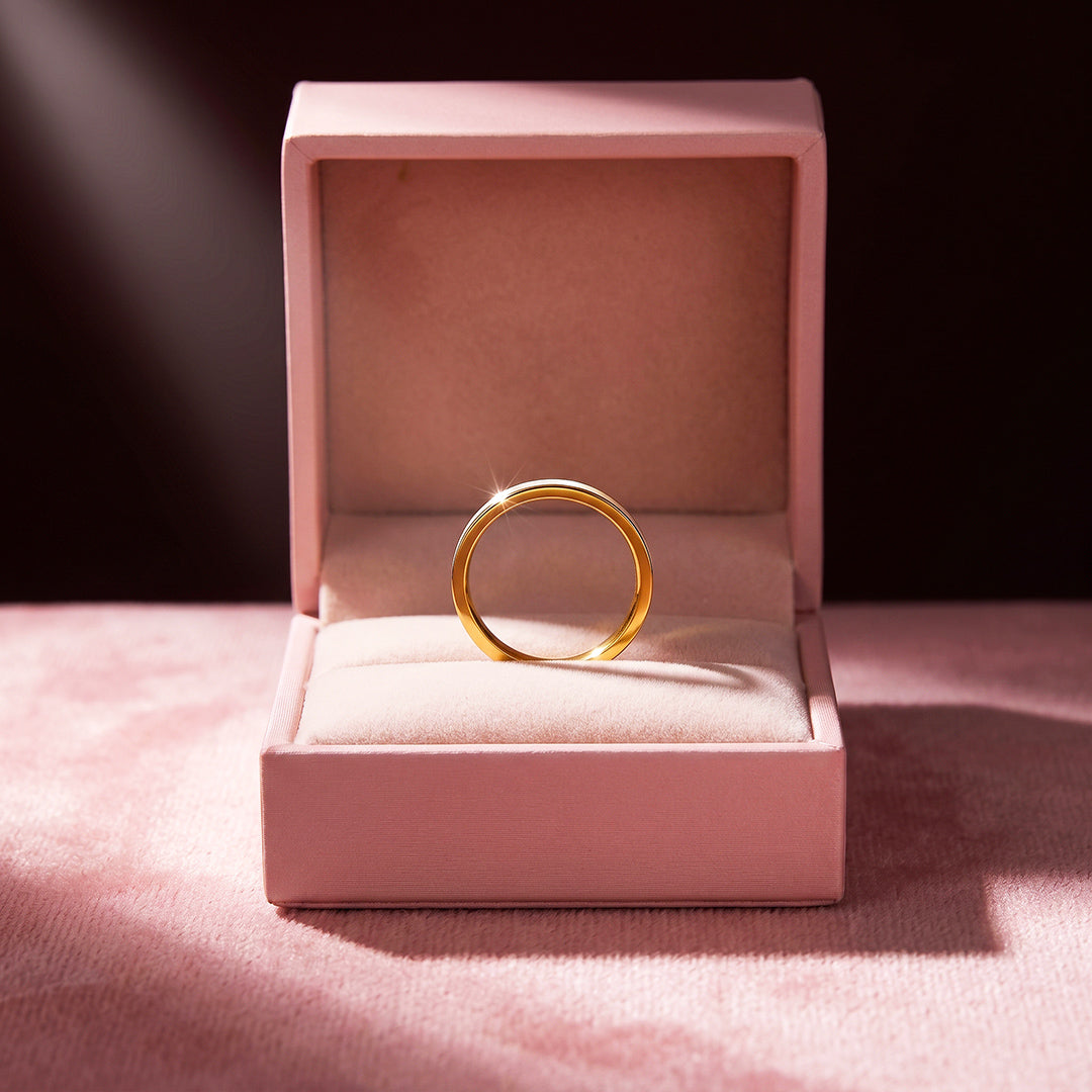 White Sea Shell Band Ring | Luxe2902