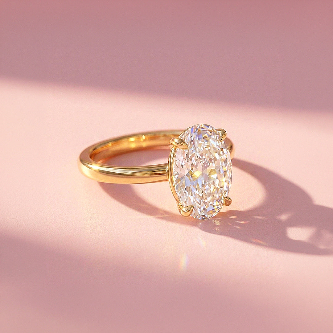 Oval Solitaire Four-Prong | Women&