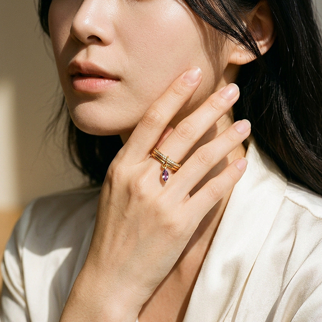 Birthstone Radiance Ring | Luxe2138