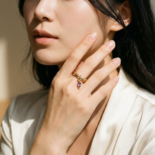 Birthstone Radiance Ring | Luxe2138