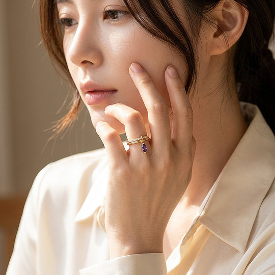 Birthstone Radiance Ring | Luxe2138