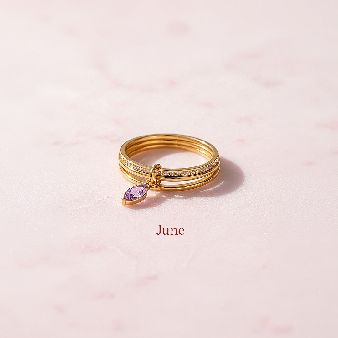 Birthstone Radiance Ring | Luxe2138