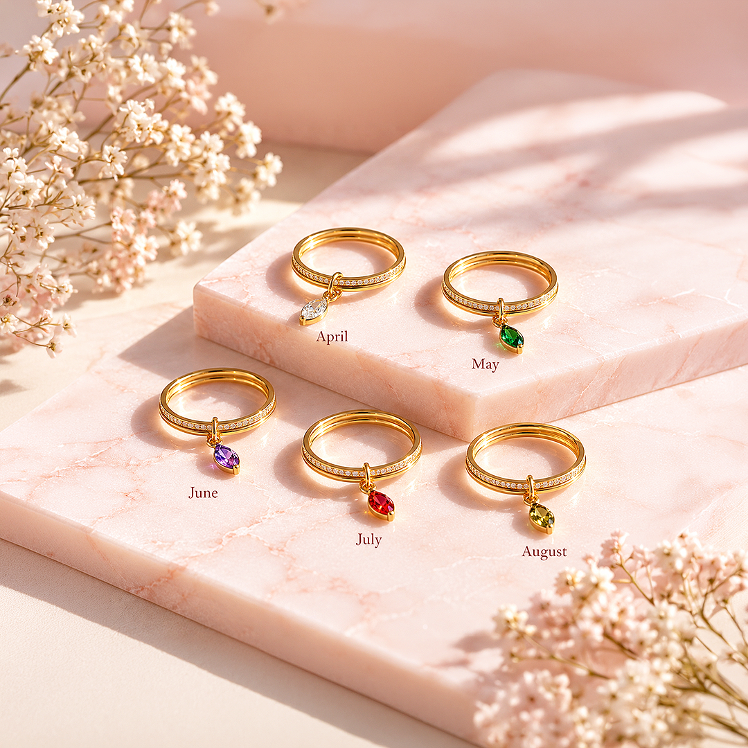 Birthstone Radiance Ring | Luxe2138