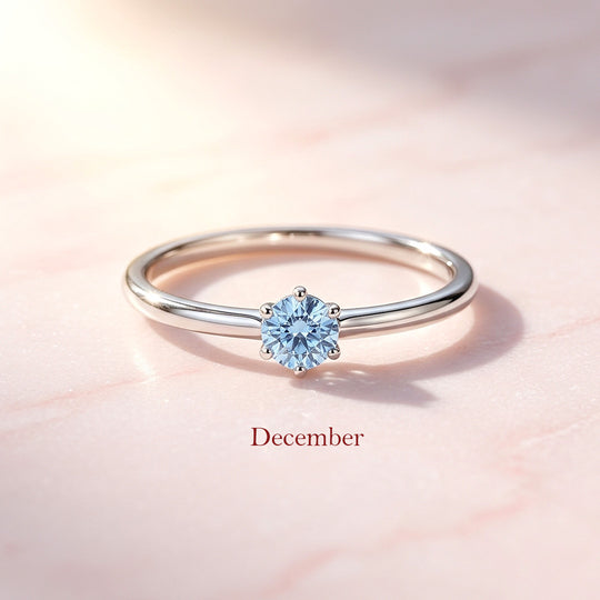 Birthstone Solitaire Ring | Luxe2141