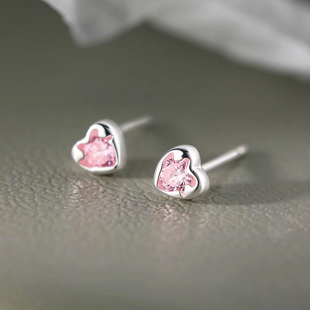 🎁 Luxe3401 - Hearts Ear Studs💖 (100% off)