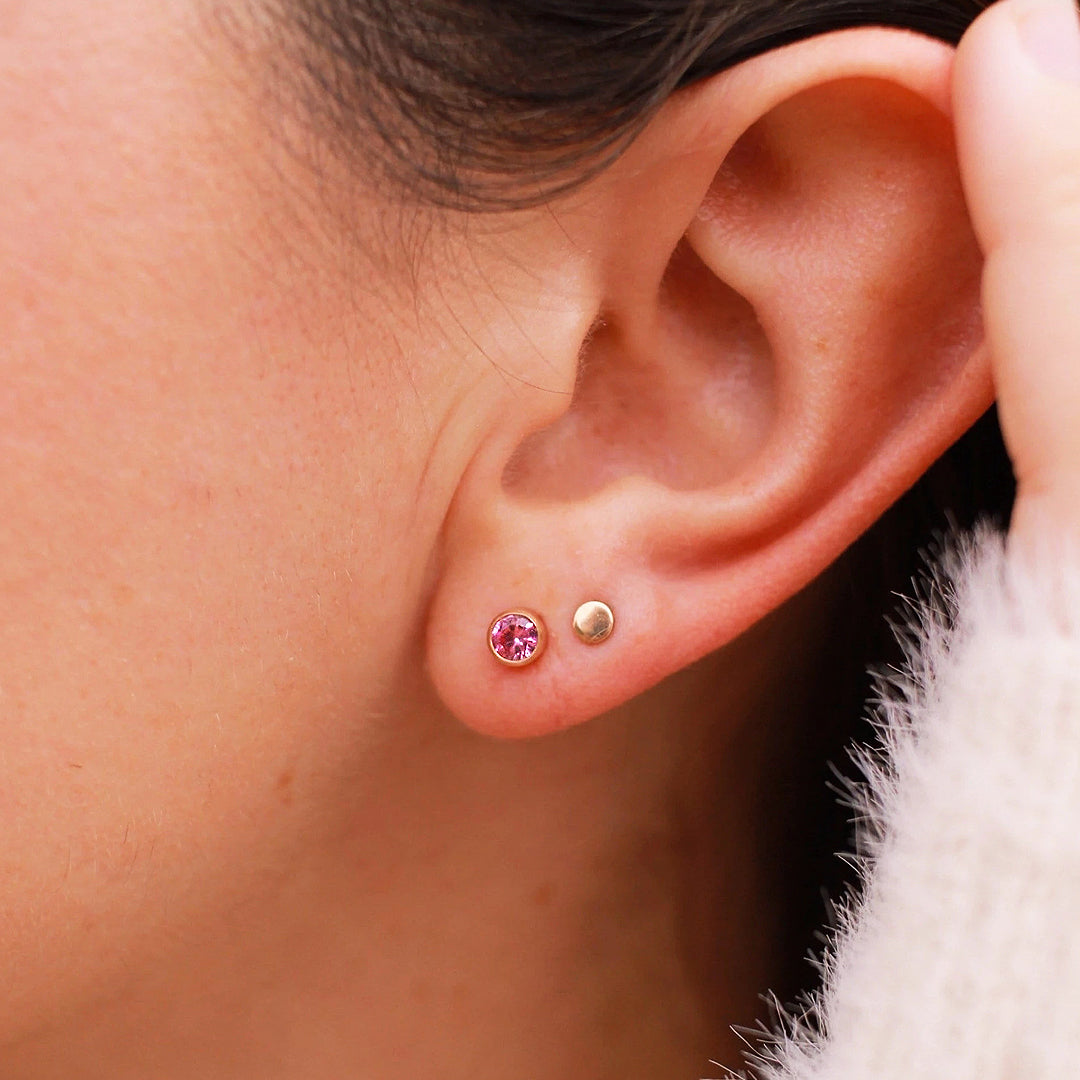 Luxe3575 - Birthstone Ear Studs