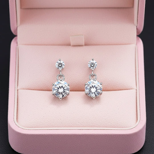 Celestial Asymmetric Drop Earrings | Gold | Luxe3636 - Luxe Earrings | Singapore Jewellery, Wedding Rings &amp; Gifts | Same Day Delivery | Tiara.com.sg