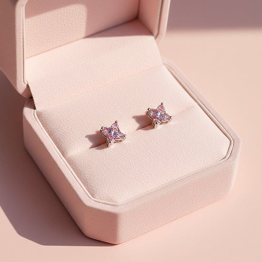 Star Blossom Stud Earrings | White Gold | Luxe3652 - Luxe Earrings | Singapore Jewellery, Wedding Rings &amp; Gifts | Same Day Delivery | Tiara.com.sg