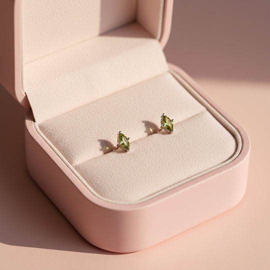 Marquise Stud Earrings | White Gold | Luxe3655 - Luxe Earrings | Singapore Jewellery, Wedding Rings &amp; Gifts | Same Day Delivery | Tiara.com.sg