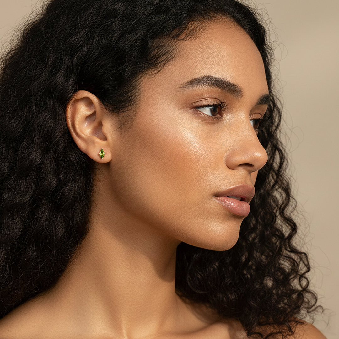 Marquise Stud Earrings | White Gold | Luxe3655 - Luxe Earrings | Singapore Jewellery, Wedding Rings &amp; Gifts | Same Day Delivery | Tiara.com.sg