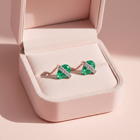 Pear Cut Solitaire Earrings | White Gold | Luxe3671 - Luxe Earrings | Singapore Jewellery, Wedding Rings &amp; Gifts | Same Day Delivery | Tiara.com.sg