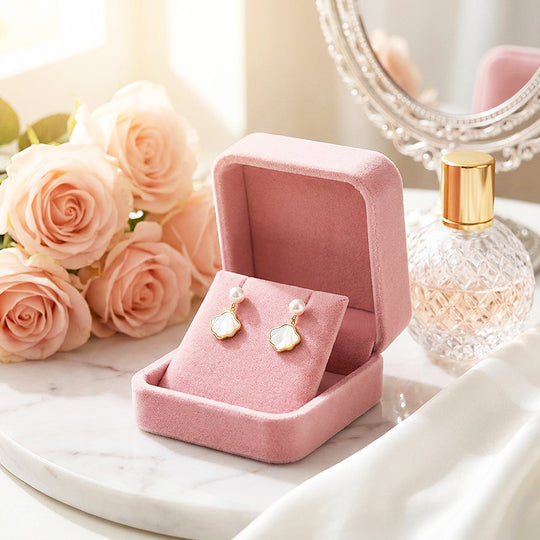 Pearl &amp; Seashell Drop Earrings | Luxe3698