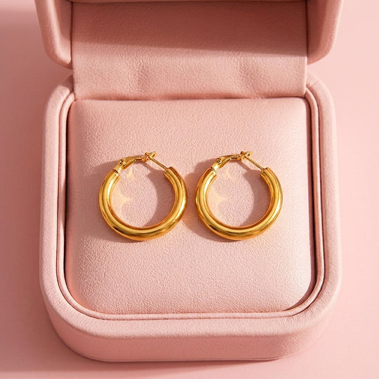 Tube Hoop Earrings | Luxe3729