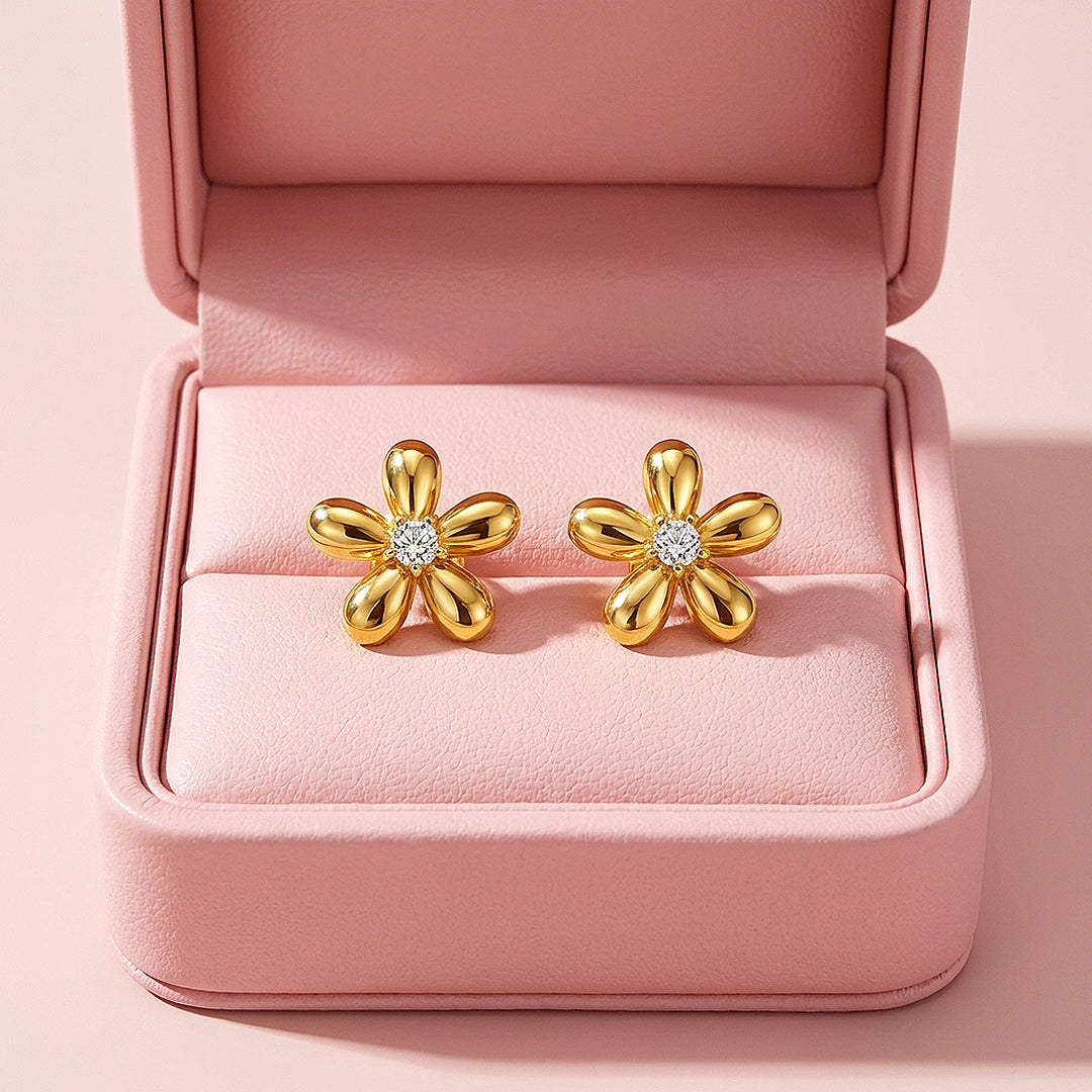 Floral Stud Earrings | Luxe3752