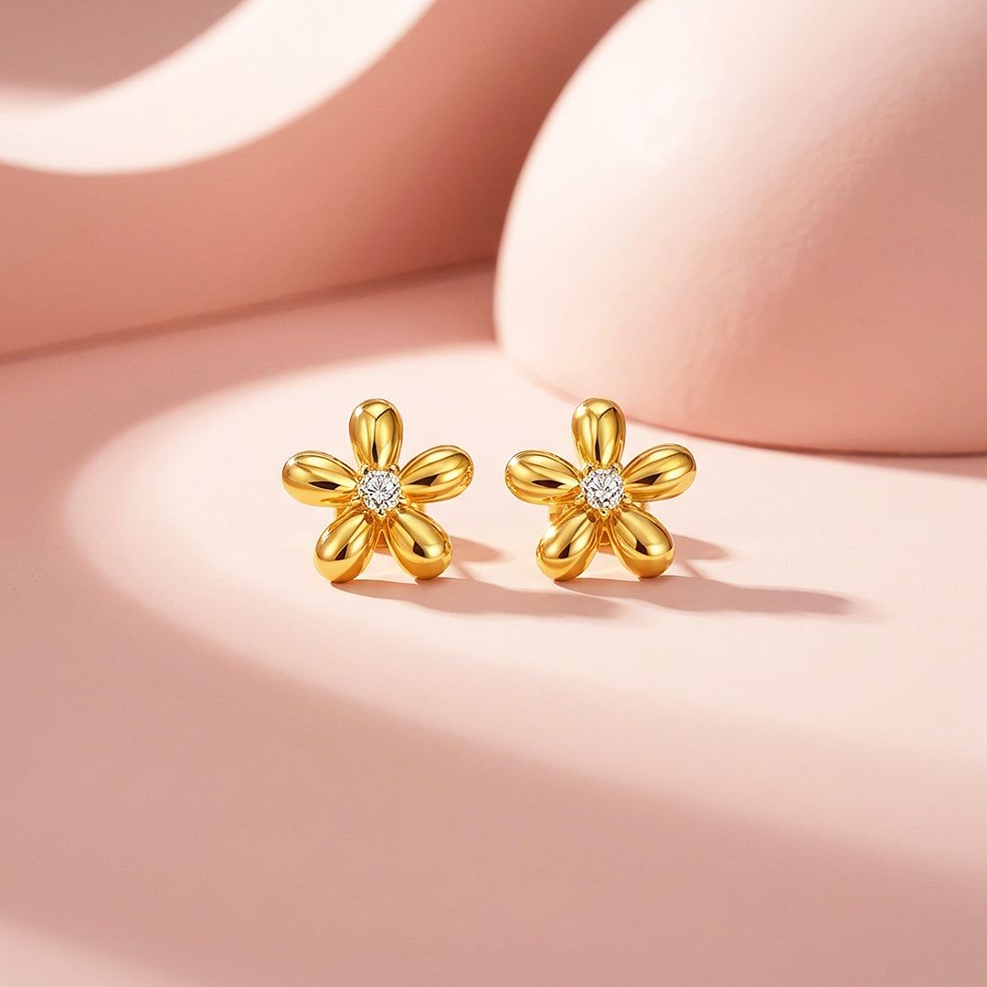 Floral Stud Earrings | Luxe3752