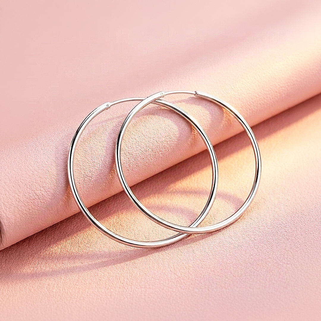 Classic Oversized Hoop Earrings | Luxe3754