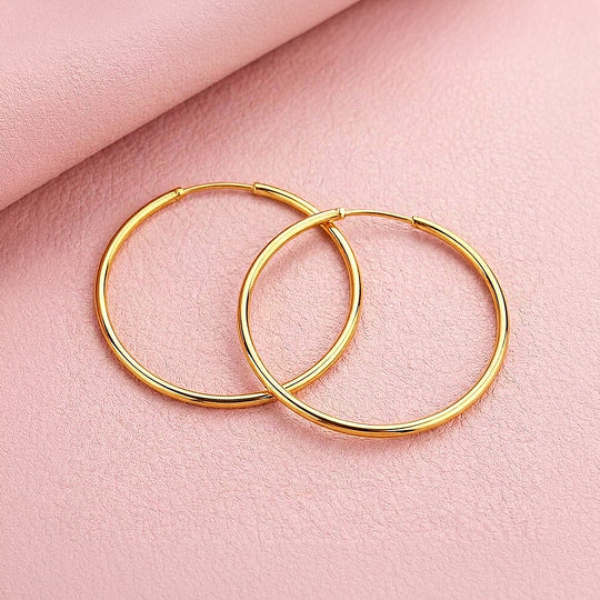 Classic Oversized Hoop Earrings | Luxe3754
