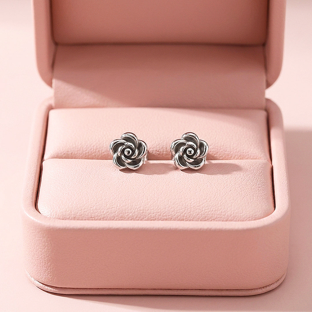 Rose Stud Earrings | Luxe3755