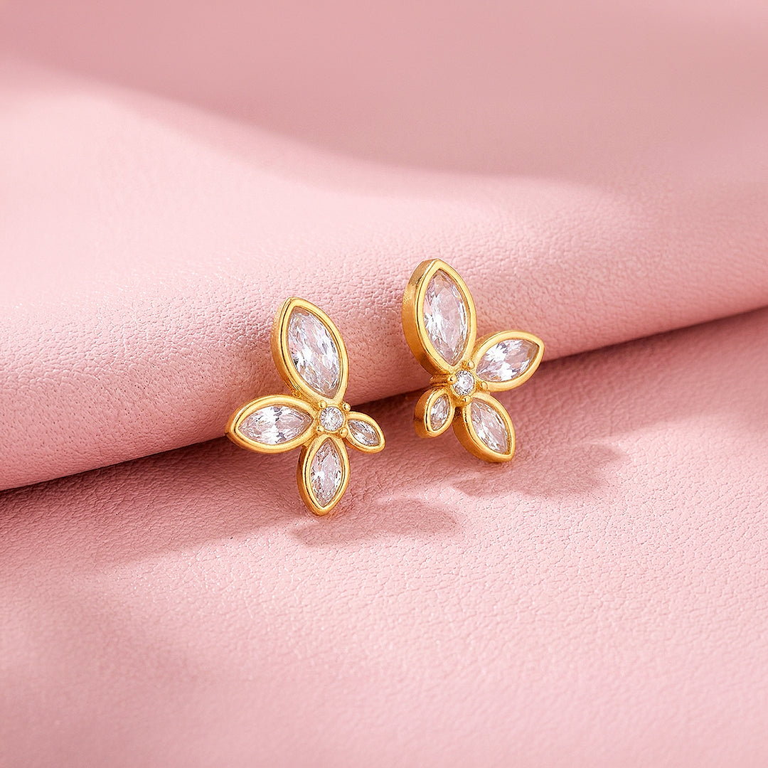 Marquise Butterfly Stud Earrings | Luxe3767