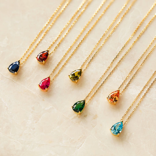 Luxe4341 - Birthstone Necklace