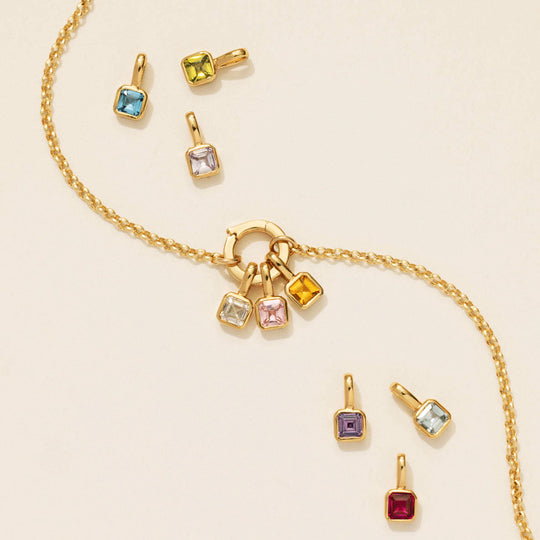 Luxe4345 - Birthstone Necklace