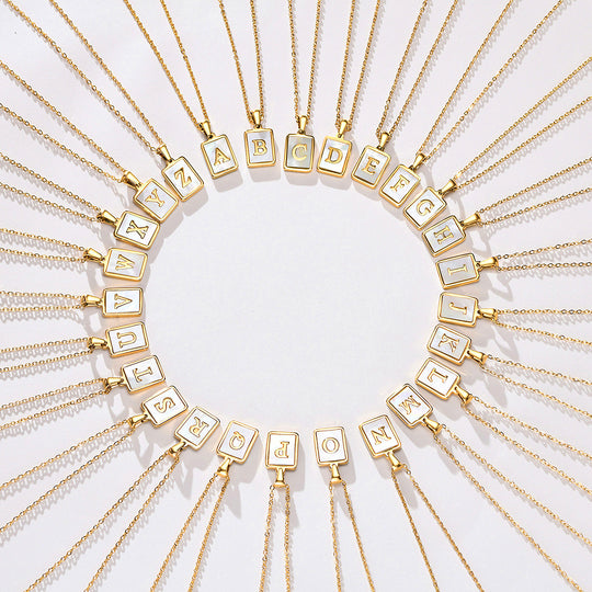 Luxe4352 - Alphabet Necklace