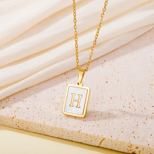 Luxe4352 - Alphabet Necklace