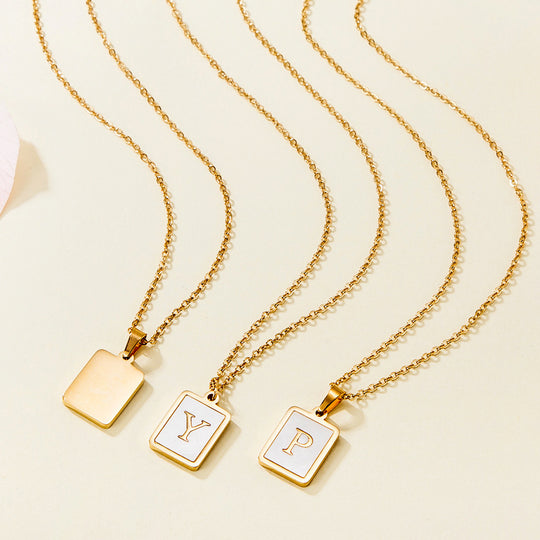 Luxe4352 - Alphabet Necklace