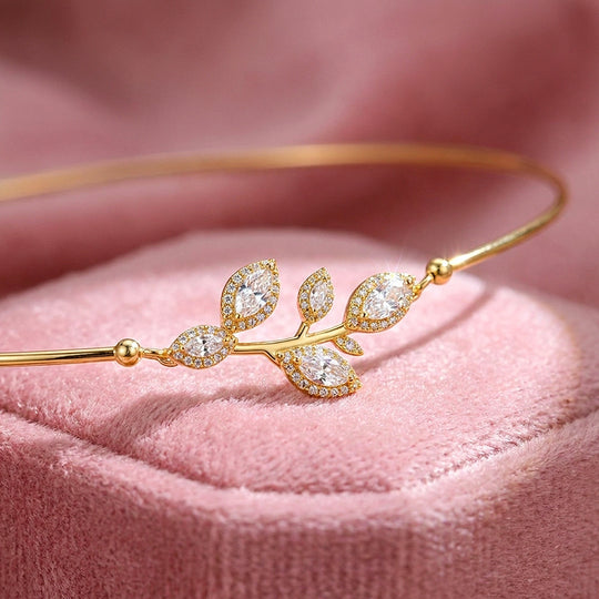 Leaf Branch Choker Necklace | Luxe4570