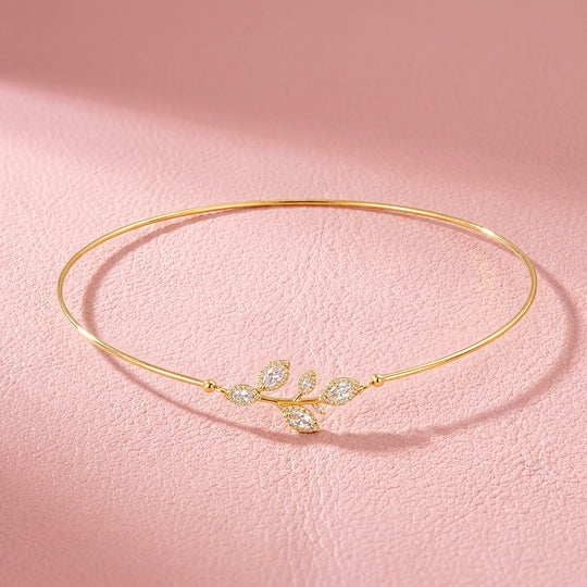 Leaf Branch Choker Necklace | Luxe4570