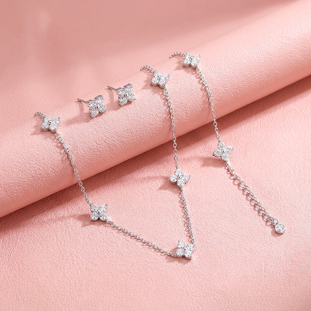 Clover Three-Piece Jewellery Set | Luxe4571