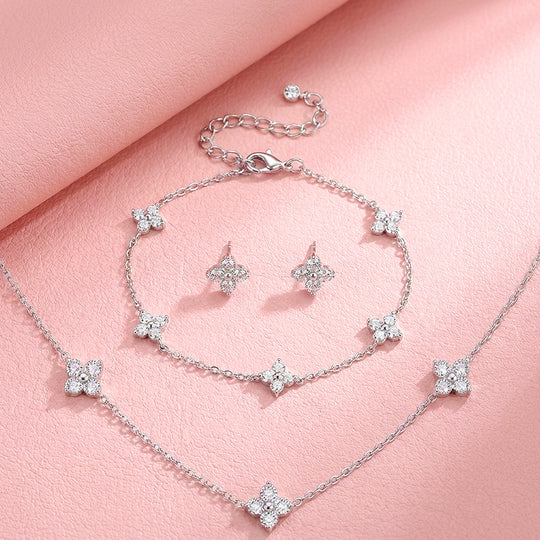Clover Three-Piece Jewellery Set | Luxe4571