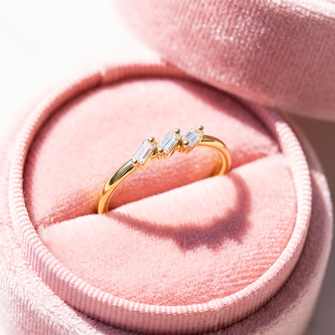 Baguette Trio Ring | Women&